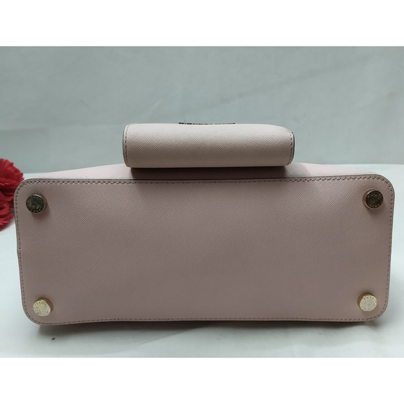 Michael Kors Pink Dome Zipper Closure Satchel Bag W/...